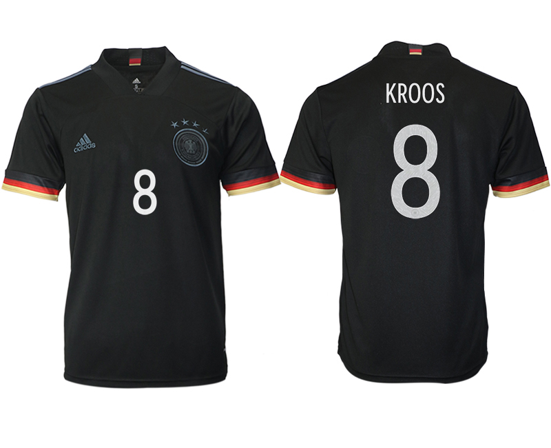 Men 2021 Europe Germany away AAA version #8 soccer jerseys